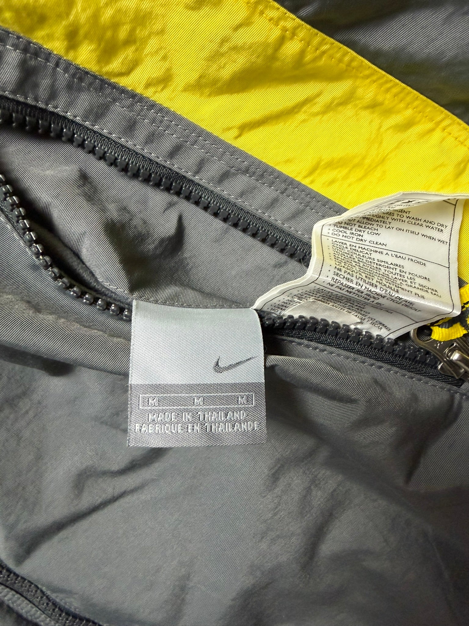 Nike Retro Full Zip Reversible Jacket Grey/Yellow