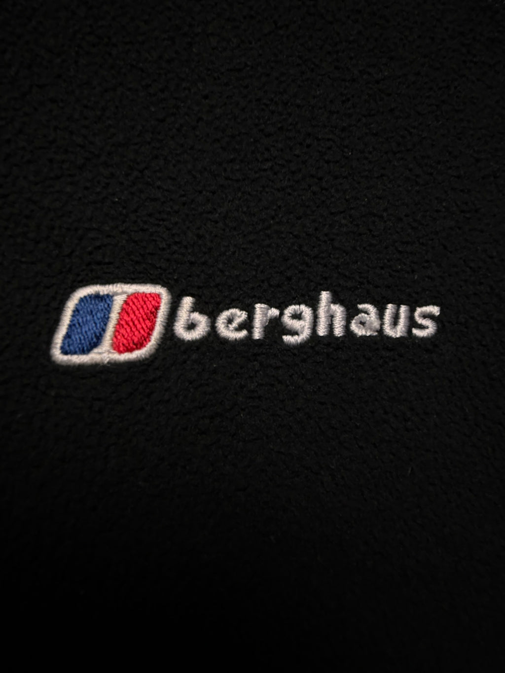 Berghaus 1/4 Zip Fleece Two Tone Black/Grey