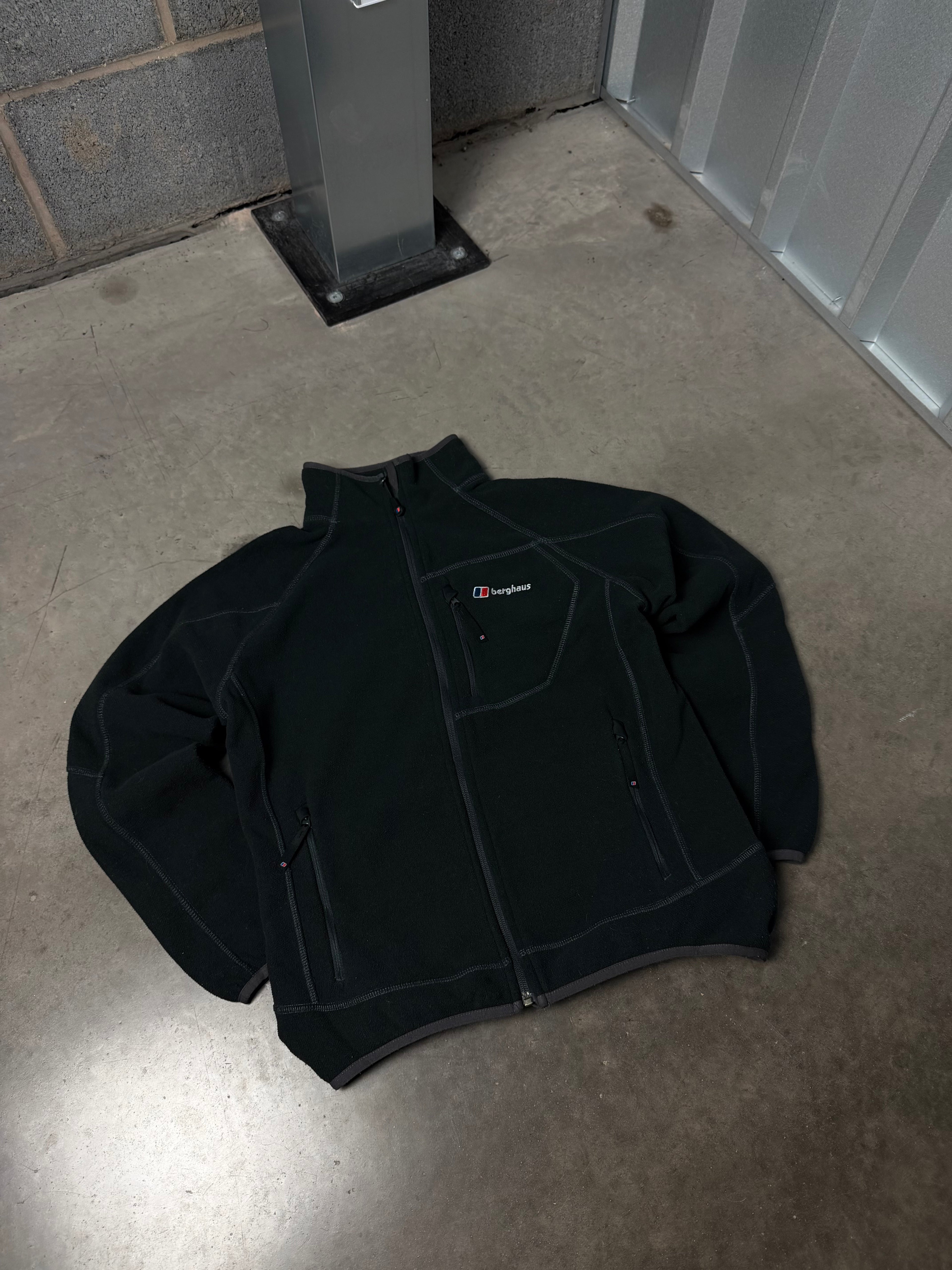 Berghaus Full Zip Contrast Fleece Black - Small