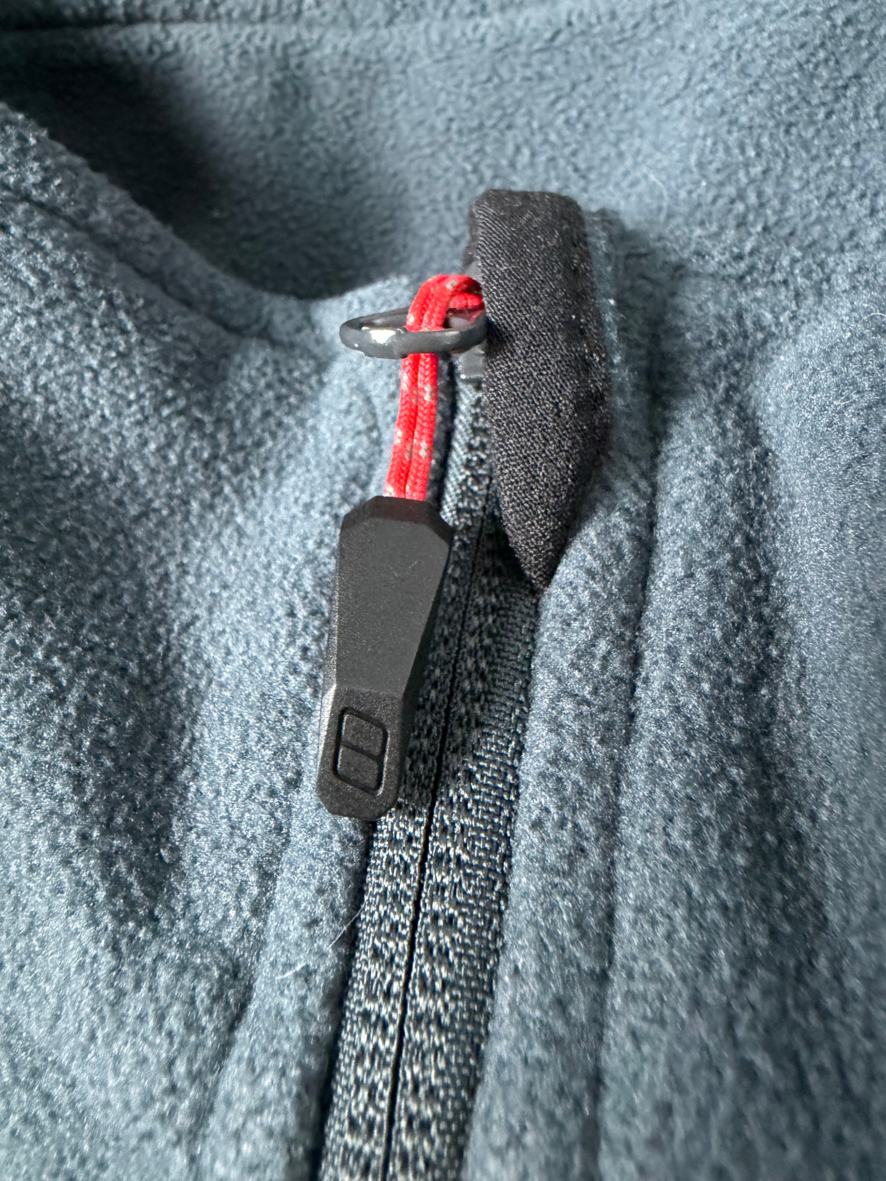 Berghaus 1/4 Zip Pocket Fleece Grey/Orange - Medium