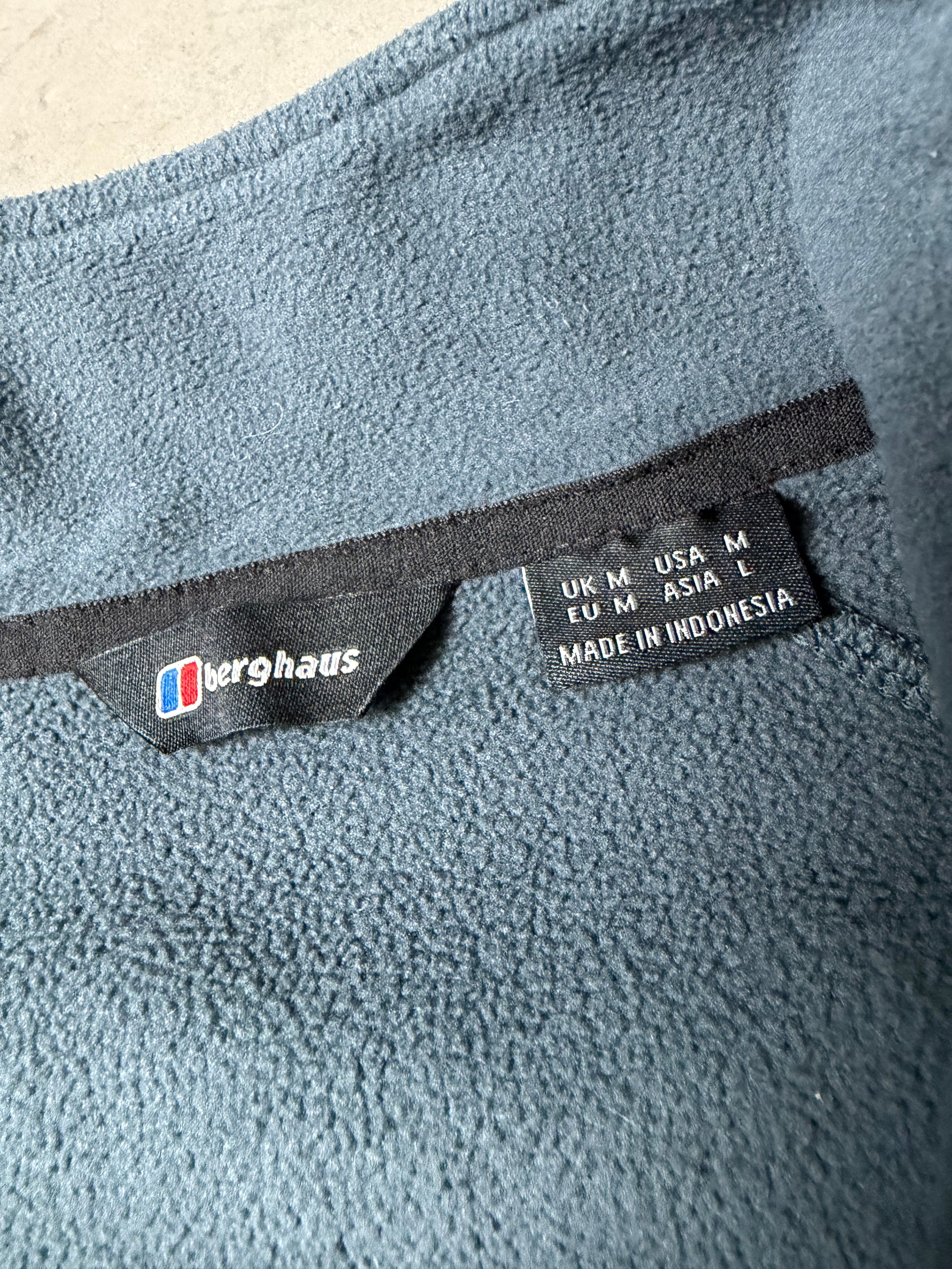 Berghaus 1/4 Zip Pocket Fleece Grey/Orange - Medium