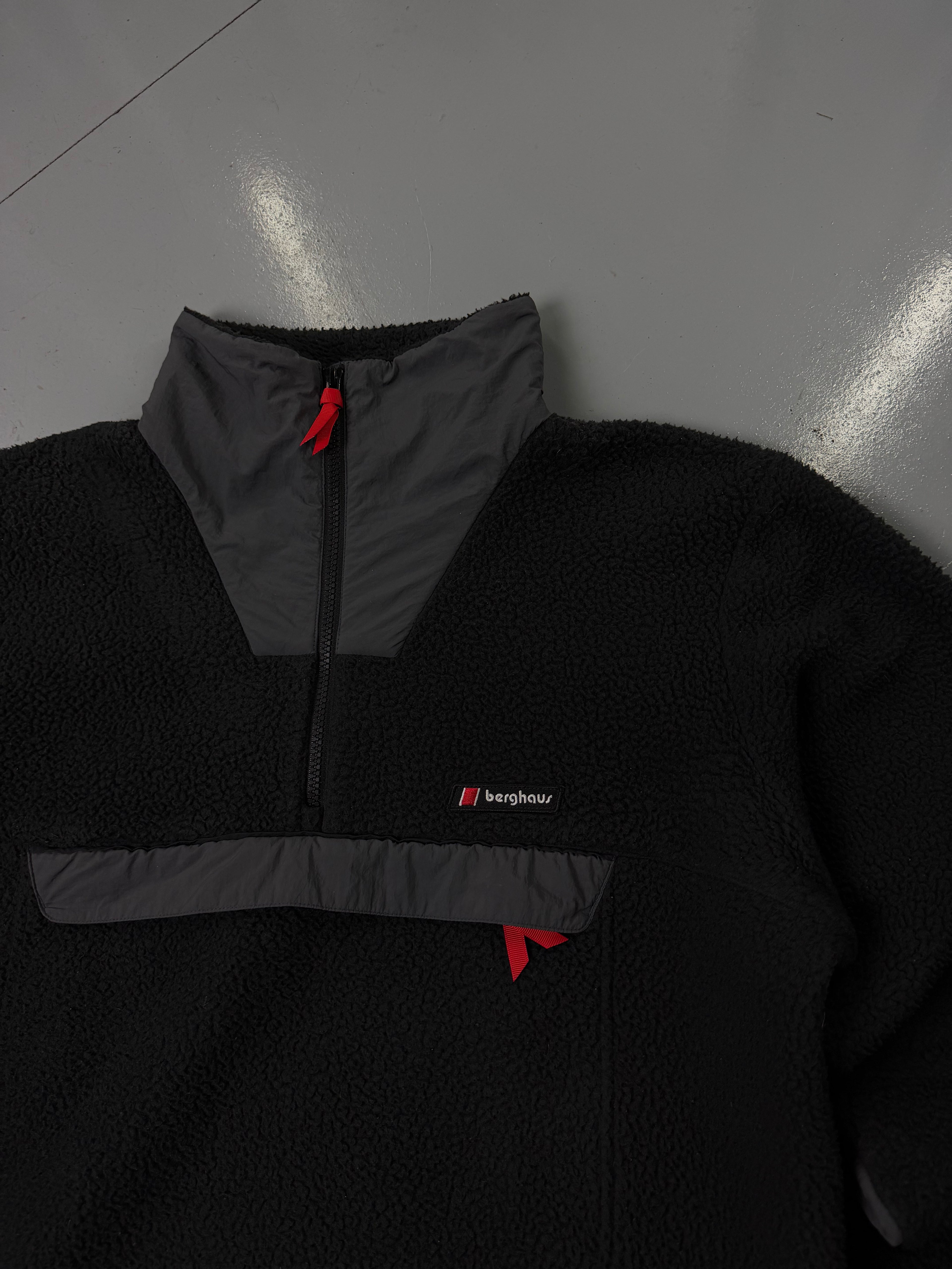Berghaus 1/4 Zip Smock Fleece Black - Medium