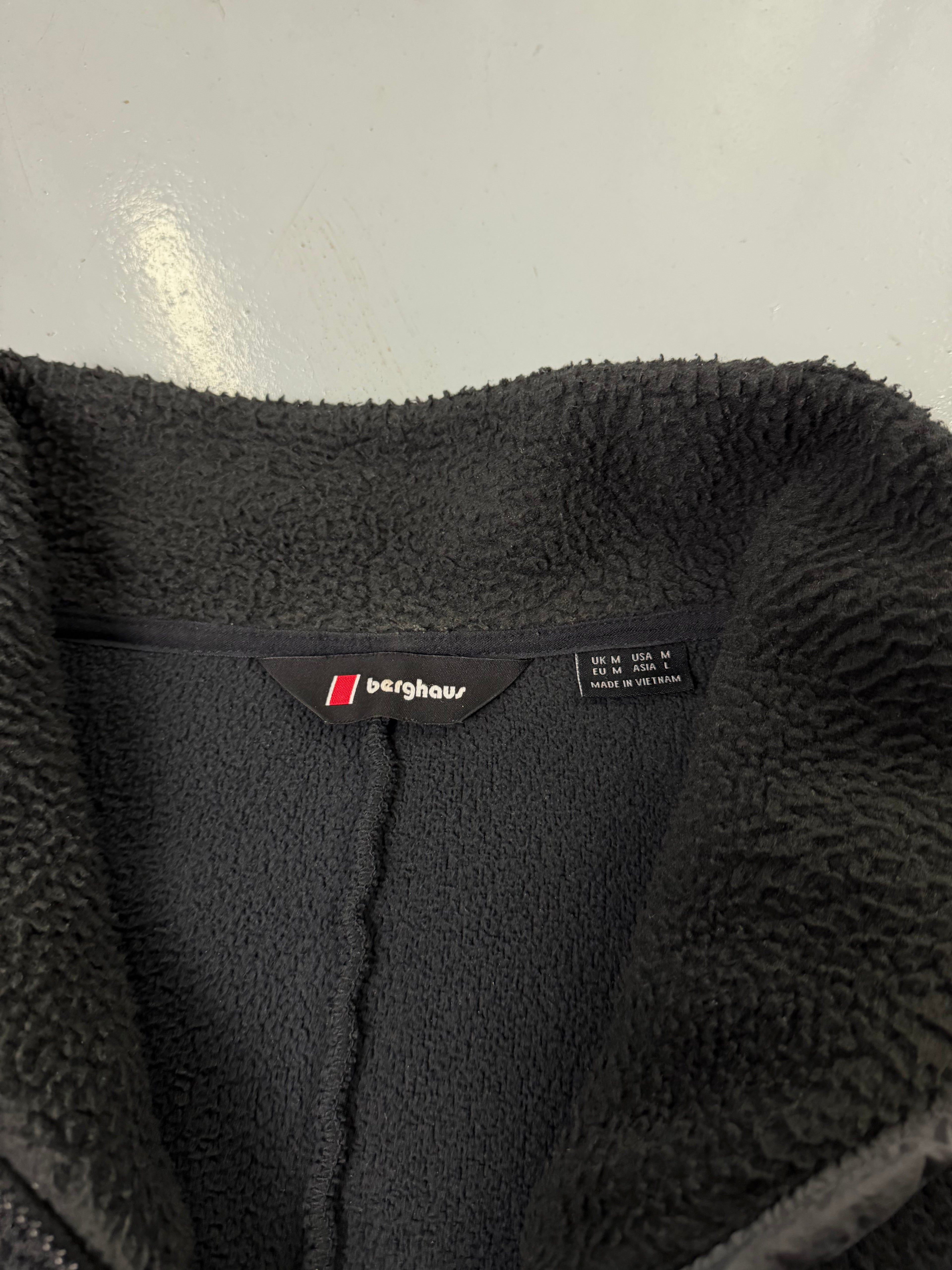 Berghaus 1/4 Zip Smock Fleece Black - Medium