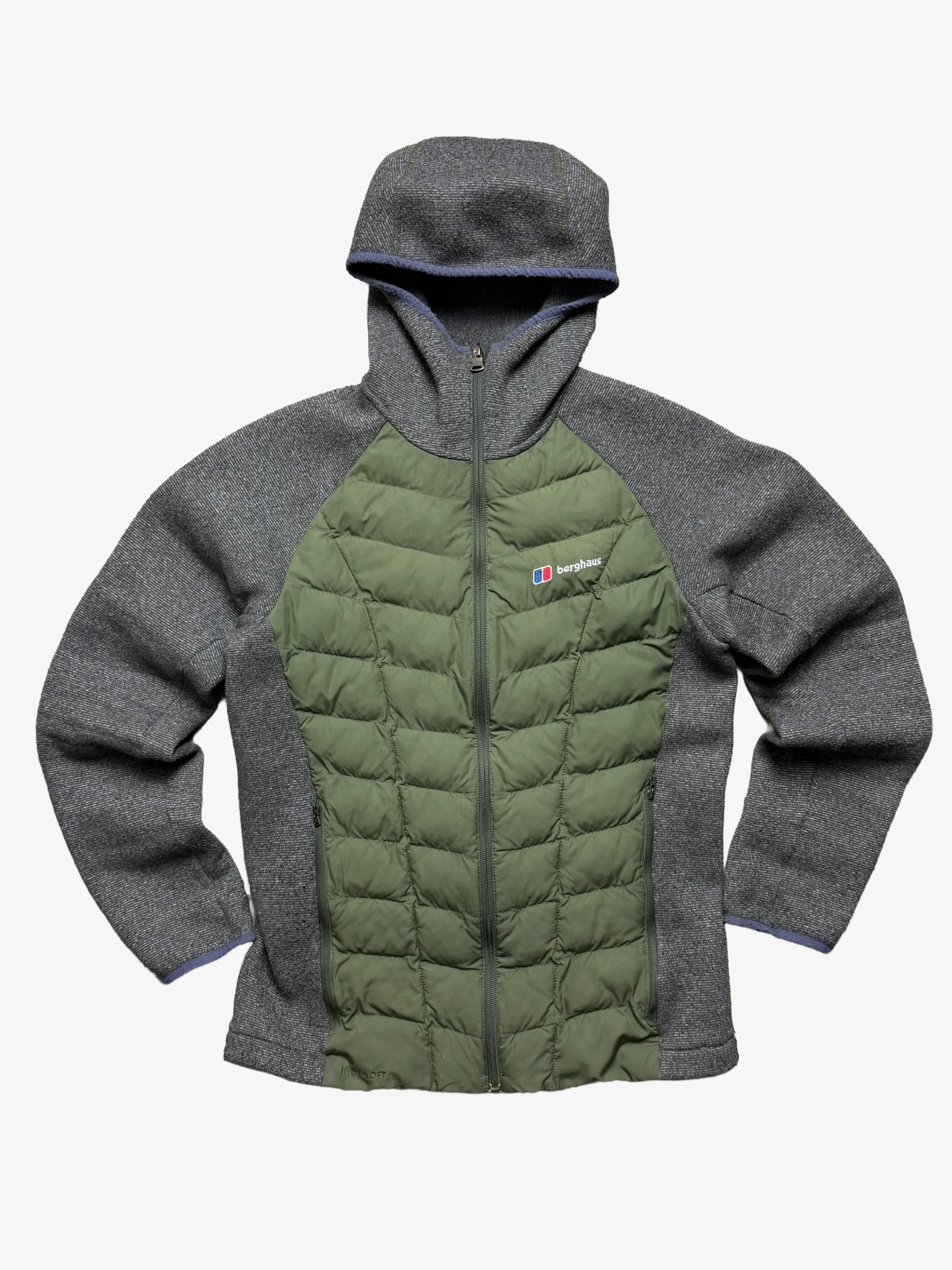 Berghaus Full Zip Hydroloft Jacket Khaki - Medium